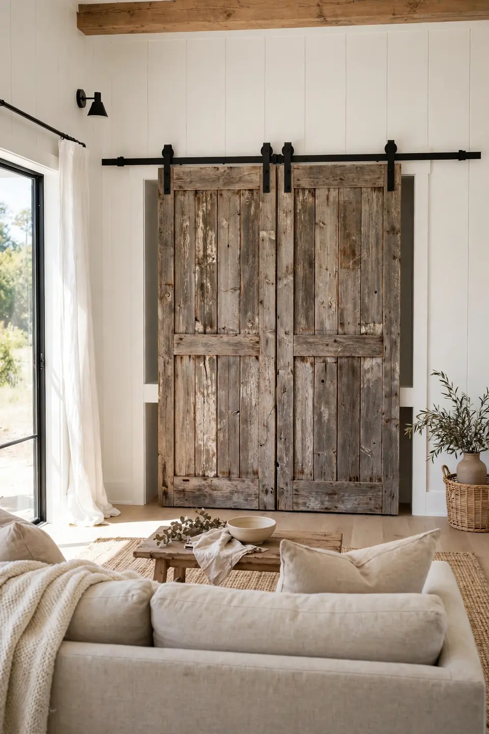Weathered Barn Doors