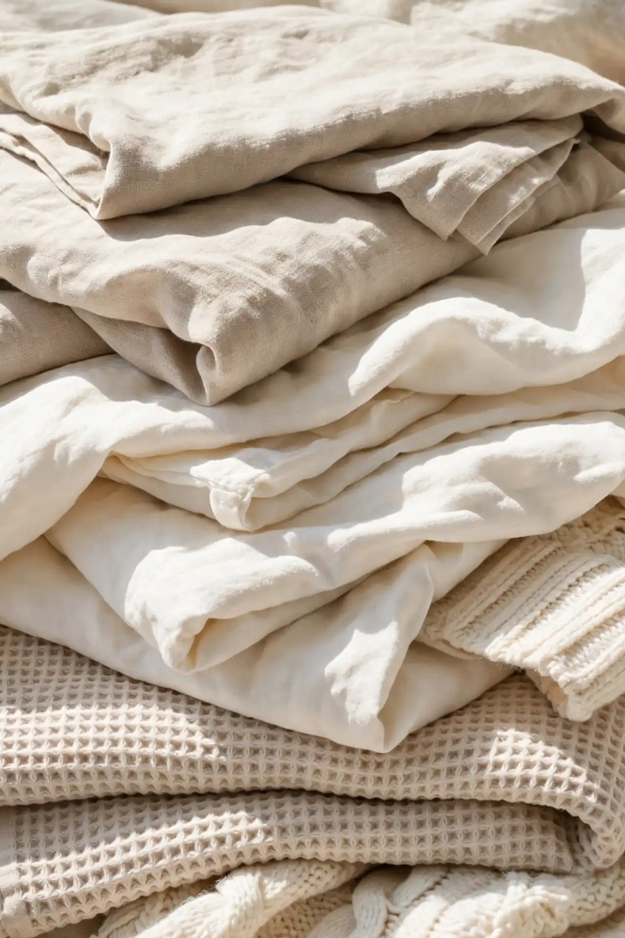 Soft cozy guest bedroom ideas with layered bedding