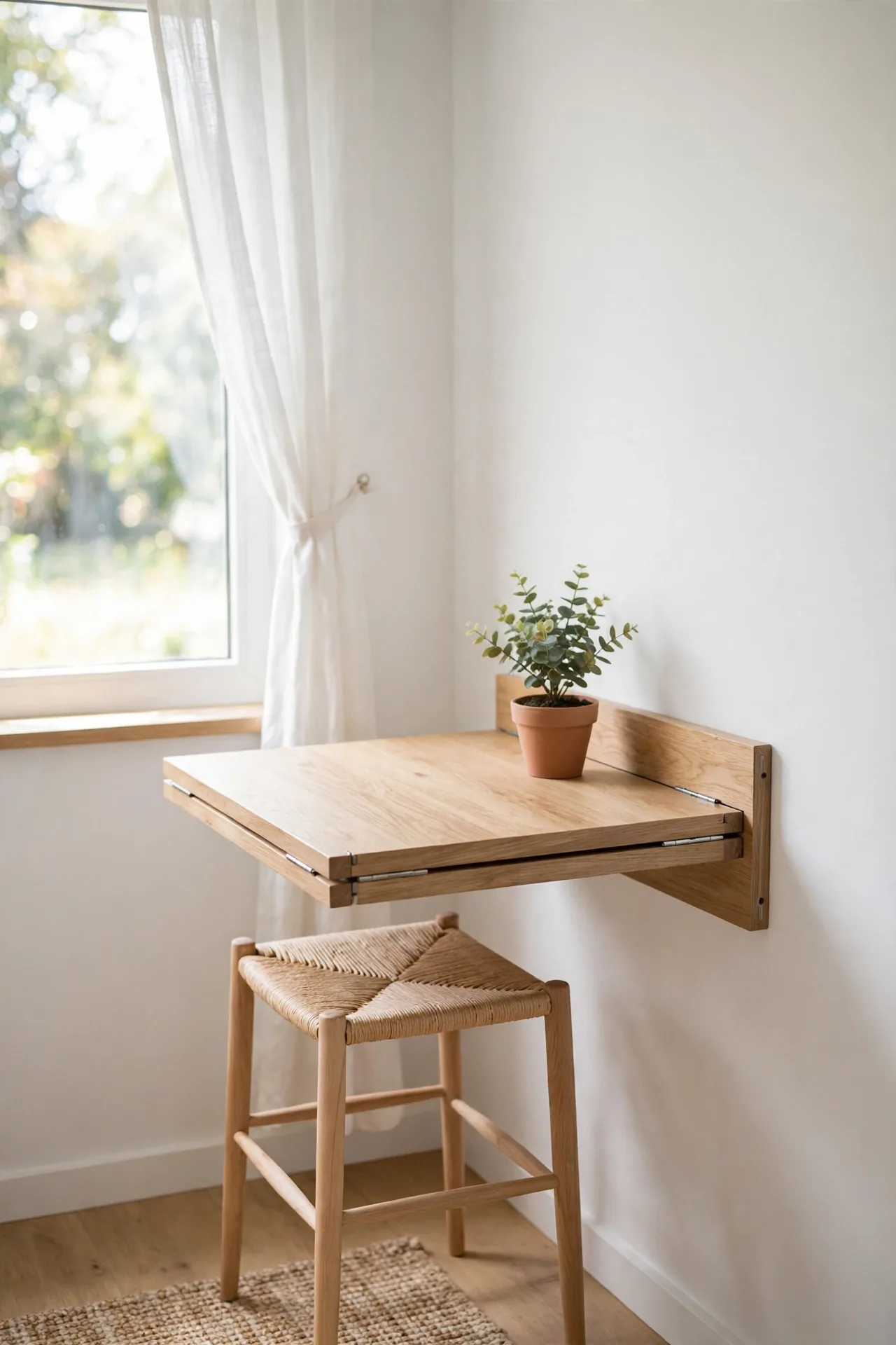Compact Fold-Down Desk