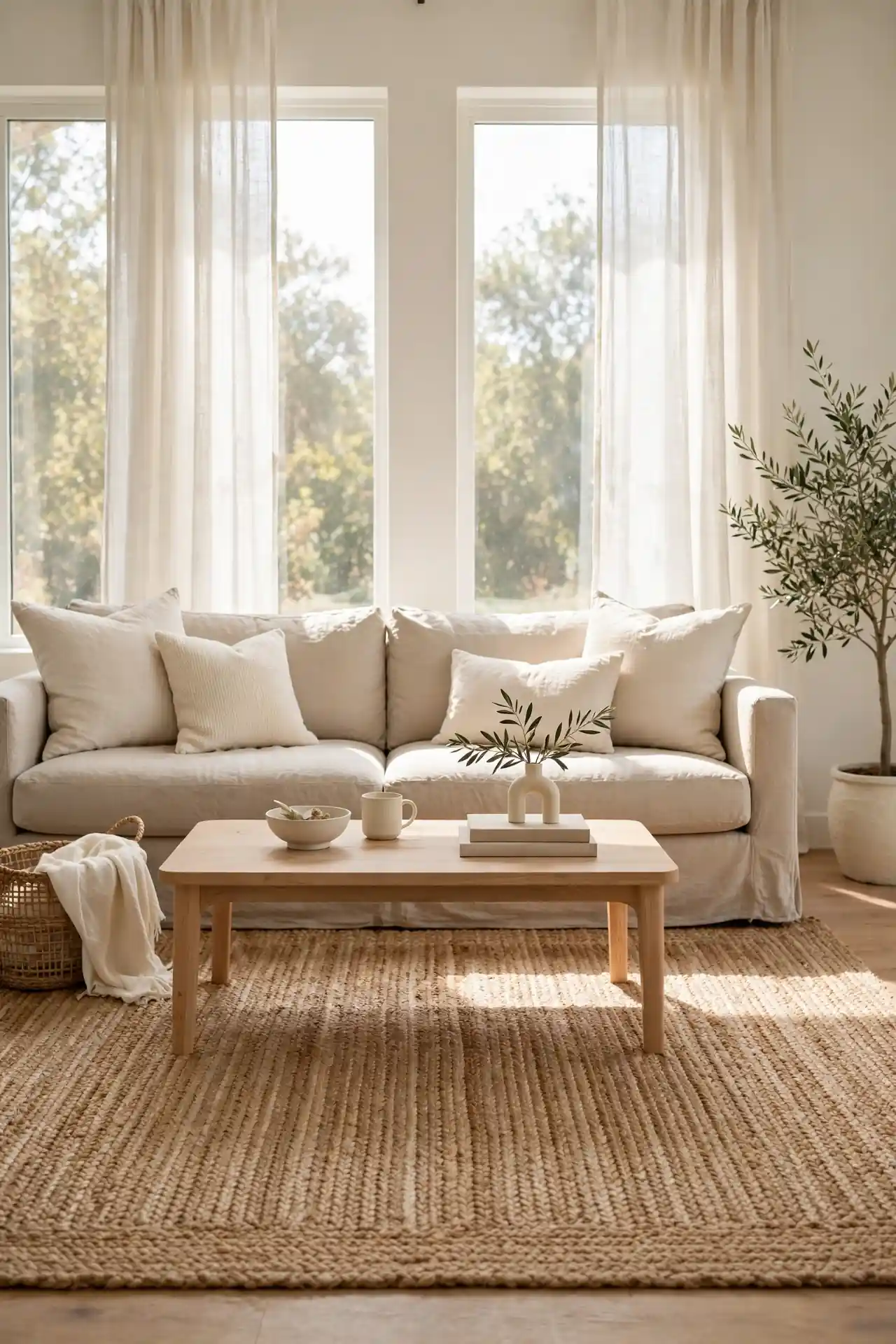Cozy Living Room Decor Ideas With Layered Rugs
Jute Base Layer - cozy living room decor with layered rugs