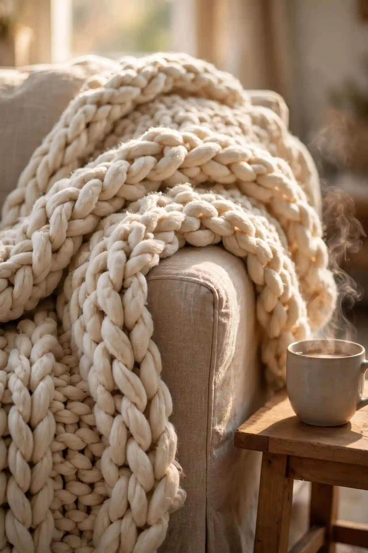 Chunky Knit Blankets