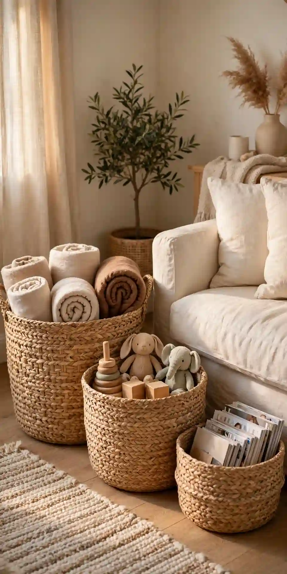 Woven Basket Storage
