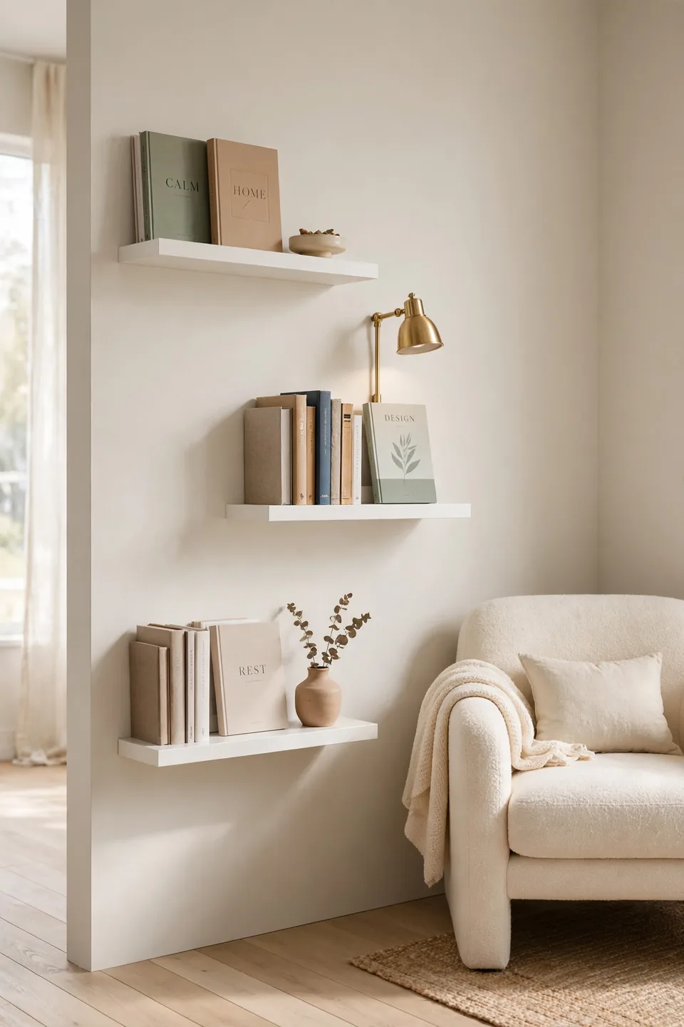 Floating Book Ledges