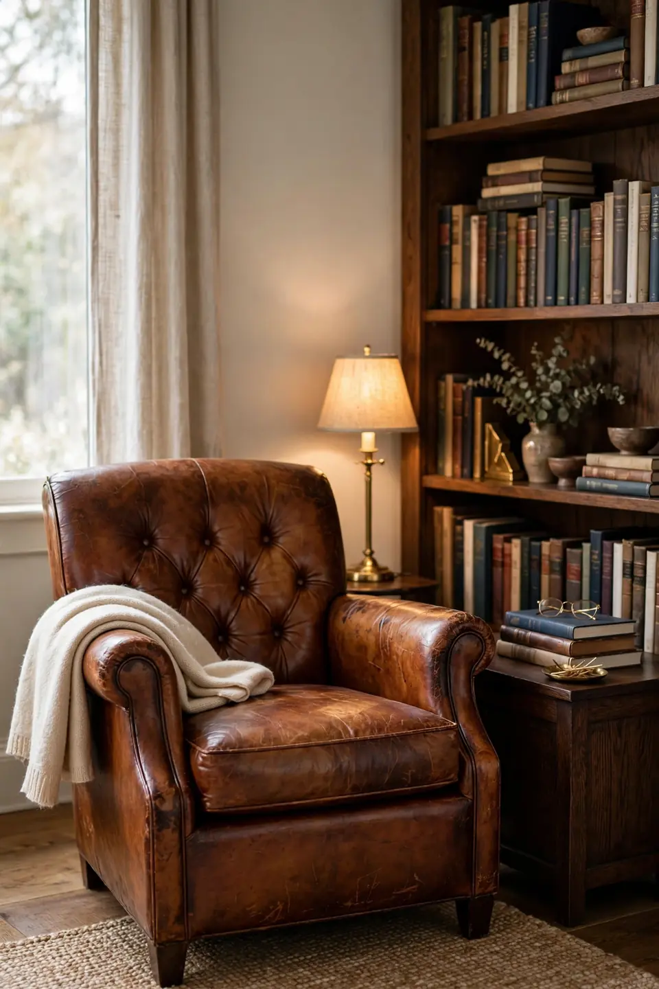 Leather Club Chair