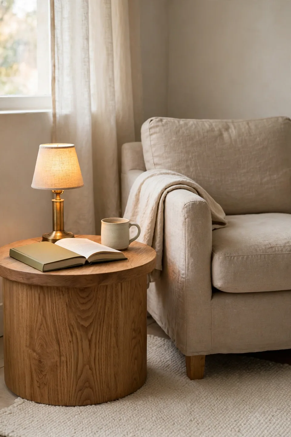 Oak Side Table