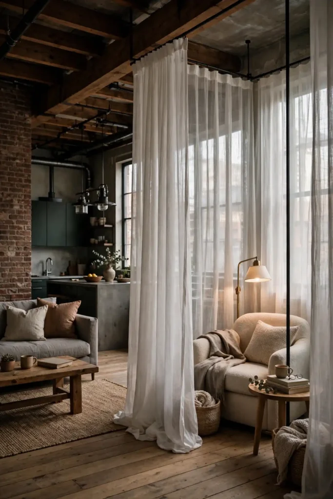 Curtain Room Divider