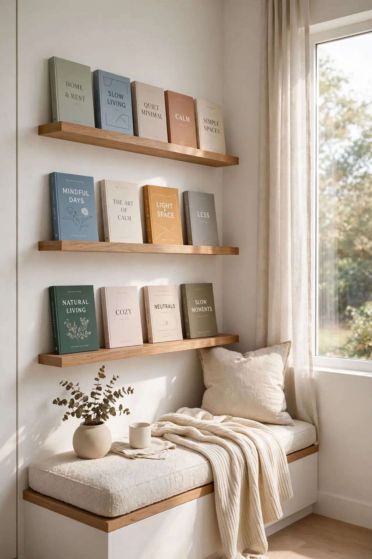 Floating Book Ledge