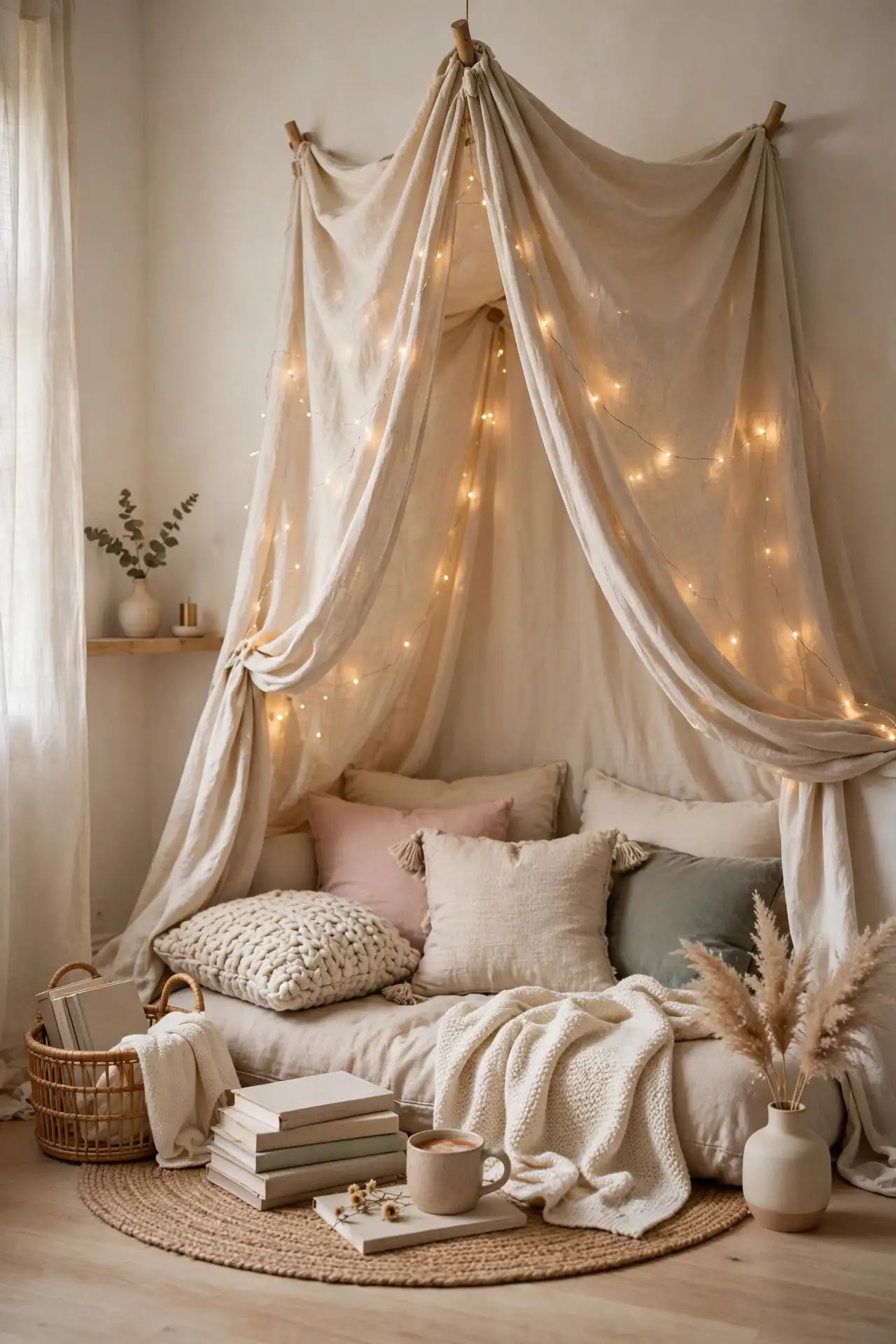 Reading Tent Canopy - Cozy Reading Nook Ideas for Small Spaces