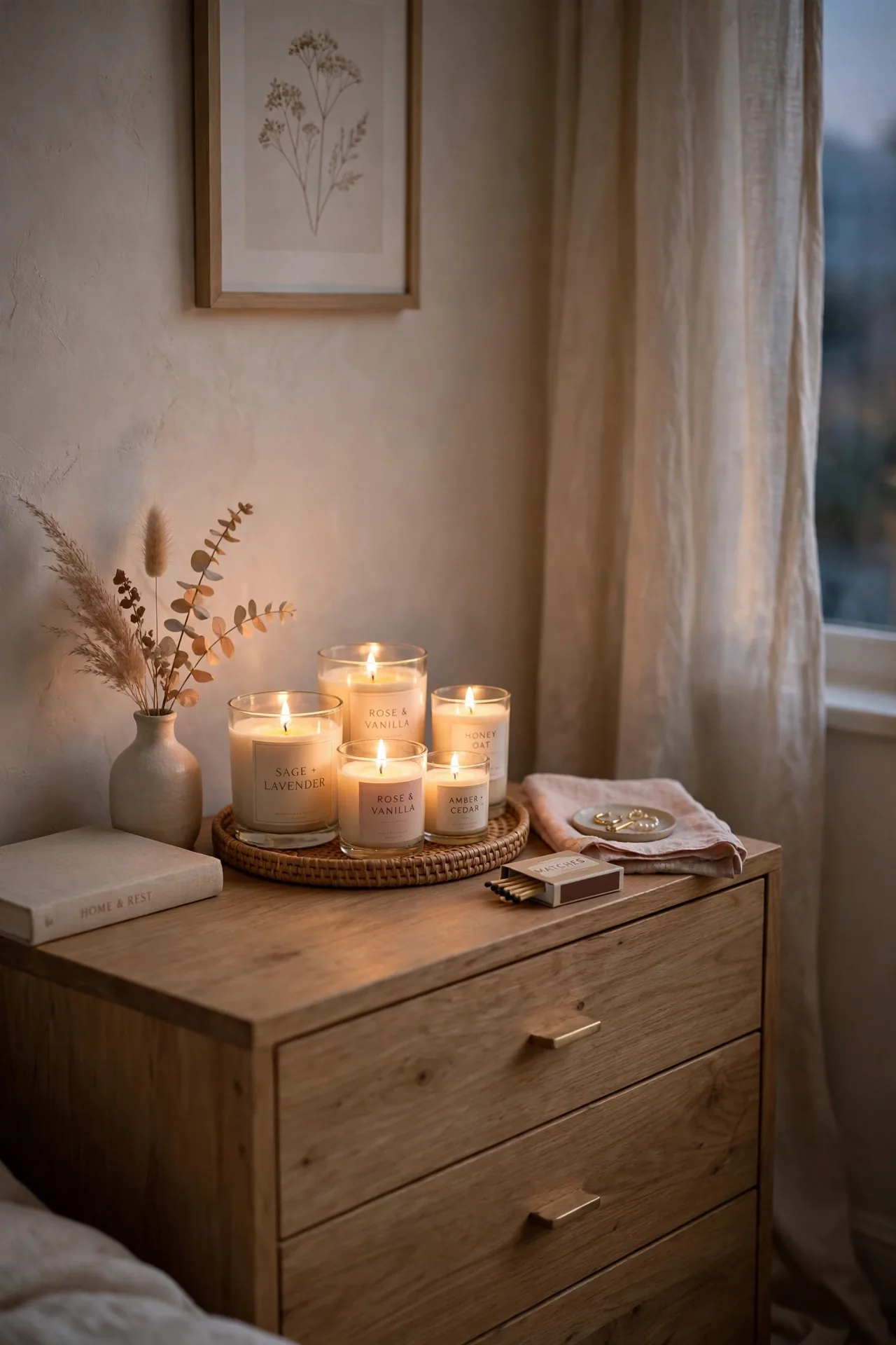 Scented Candle Cluster