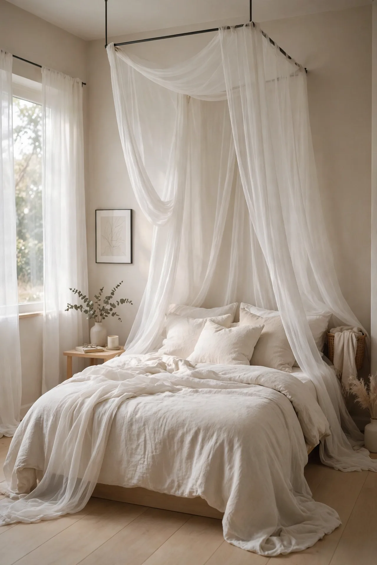 Sheer Canopy Drapes