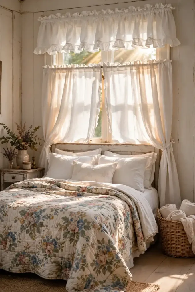 Ruffled Cottage Valance