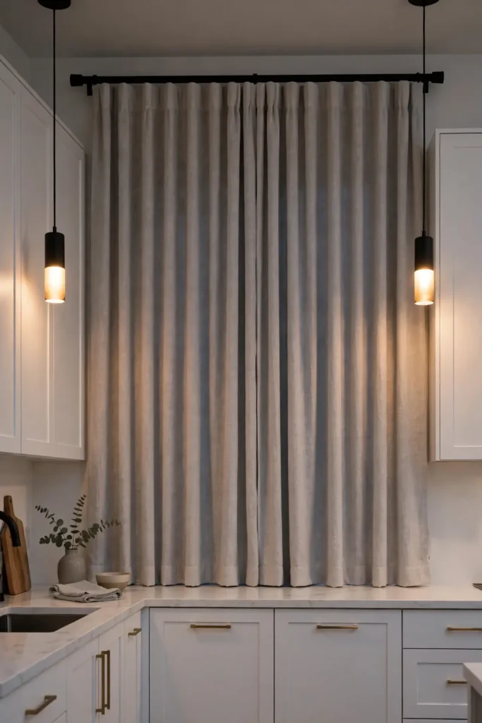 Blackout Linen Drapes