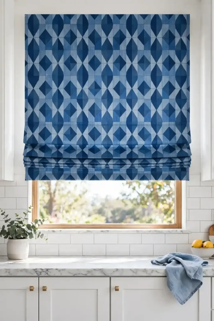 Patterned Roman Shades