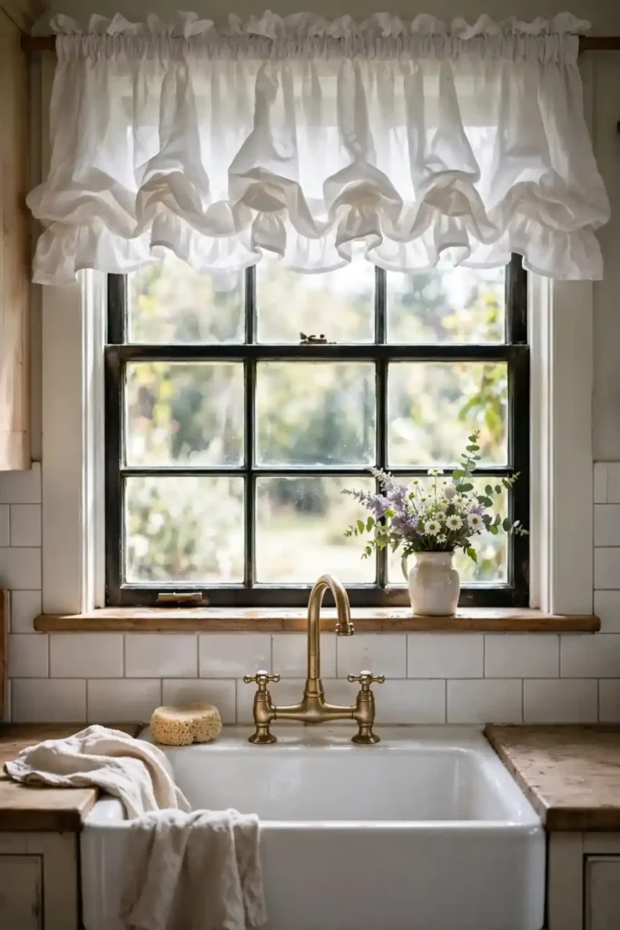 Ruffled Country Valance