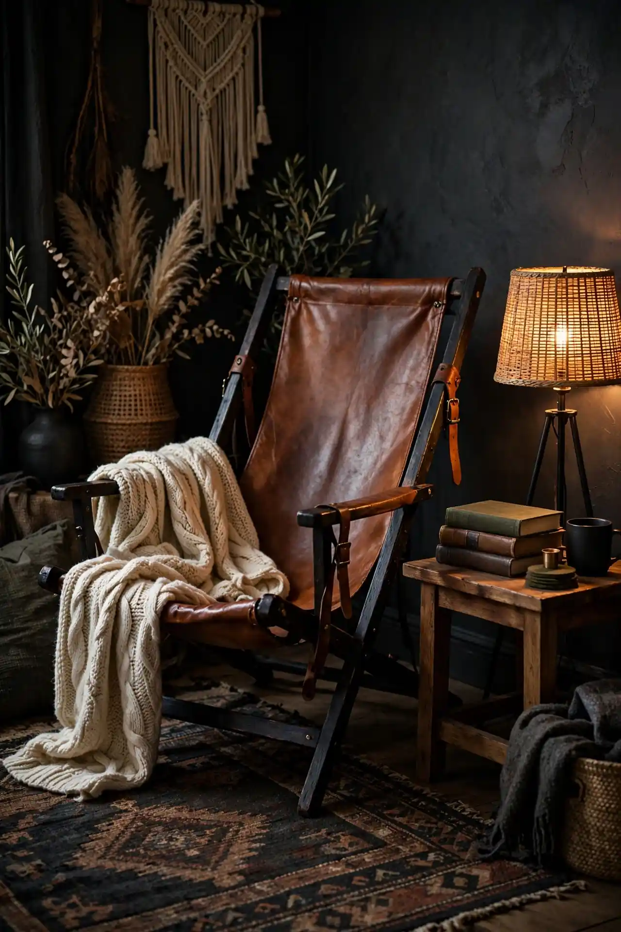 Leather Accent Chair