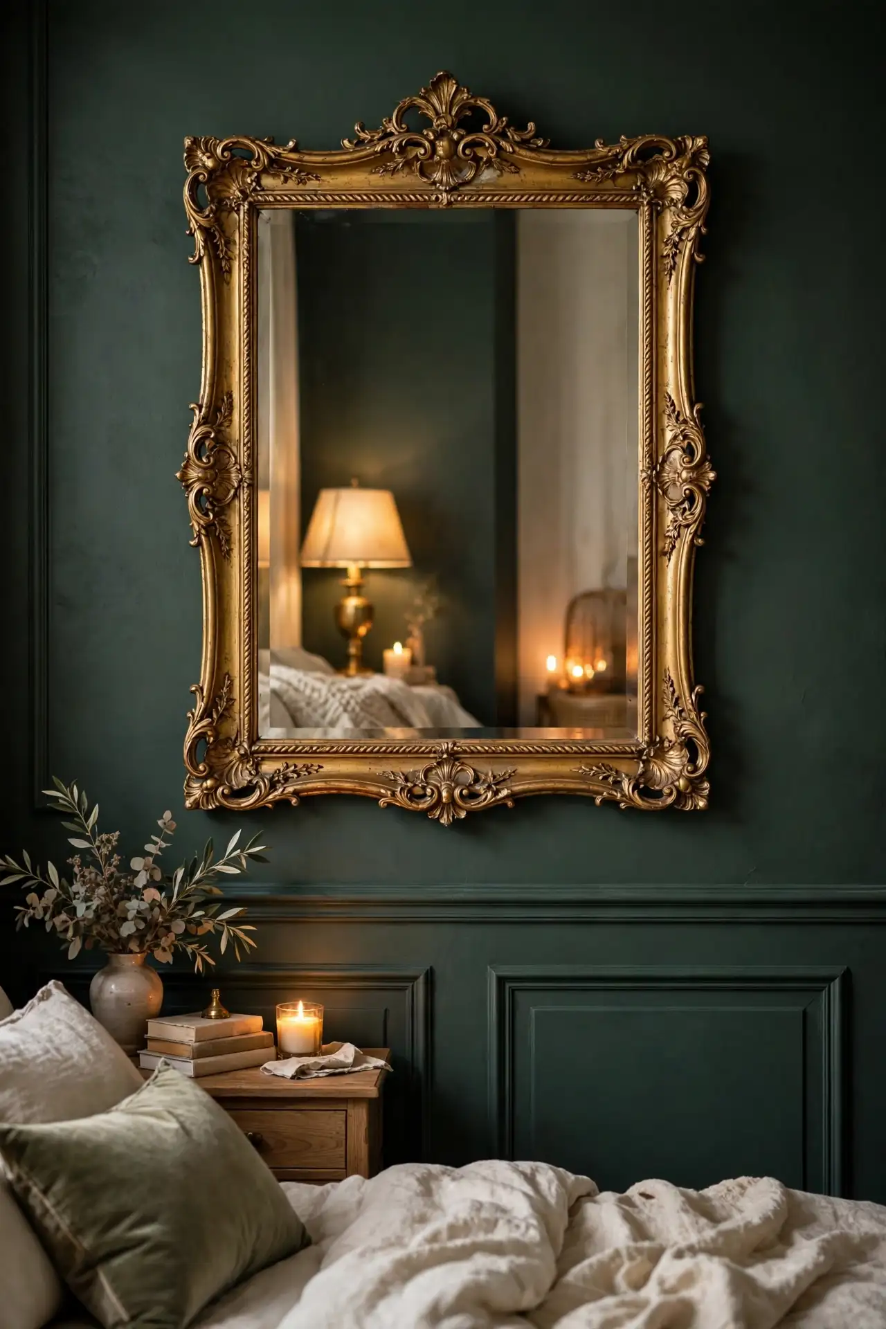 Antique Gold Mirror