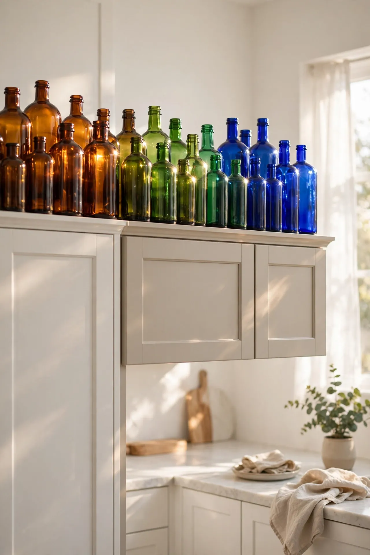 Colored Glass Bottles