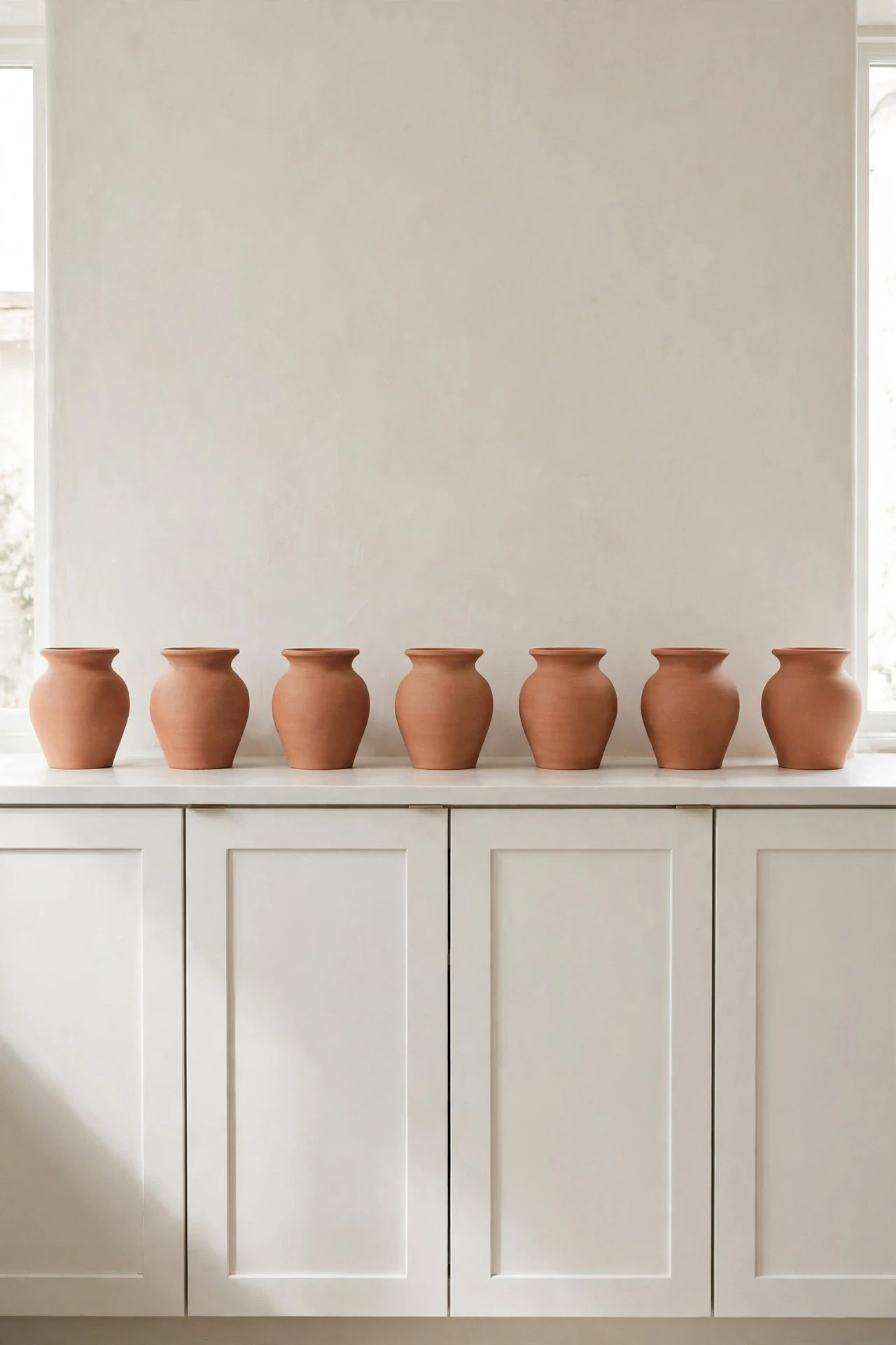 Symmetrical Pottery Line