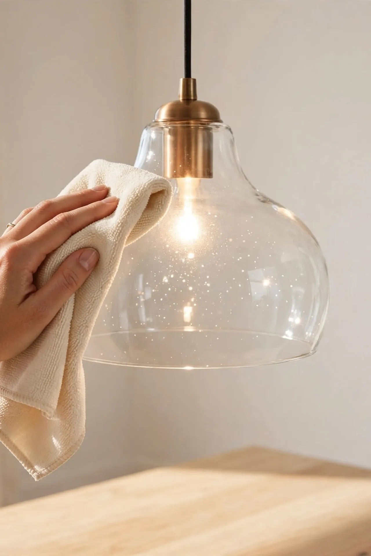 Clean Light Fixtures