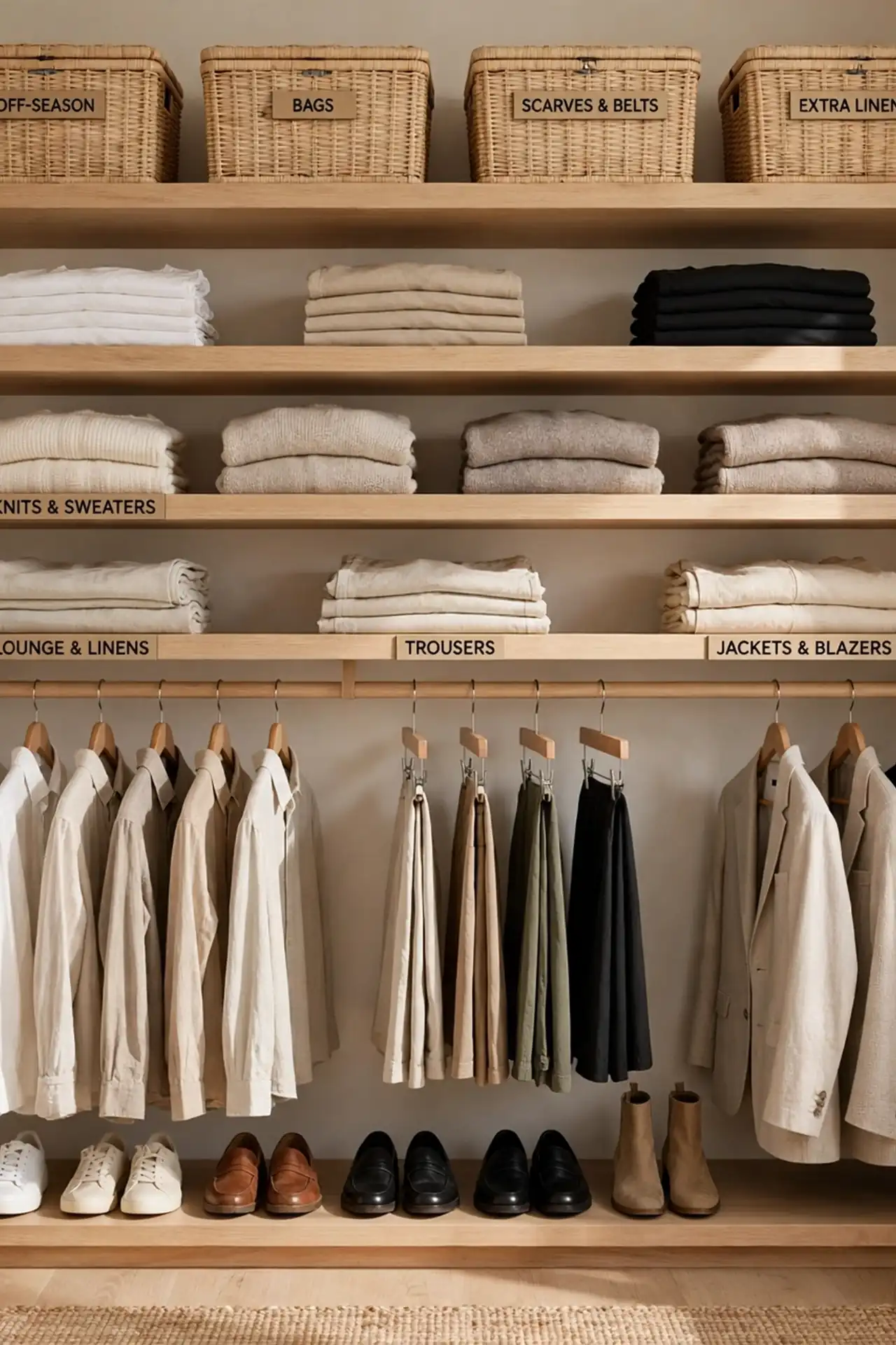 Organize Closet Zones