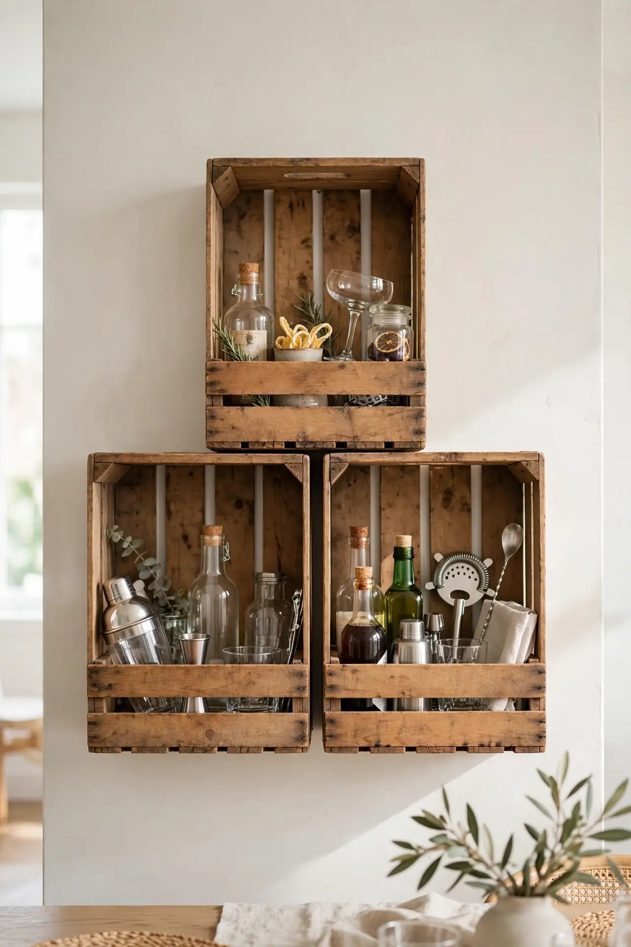 Vintage Crate Stack