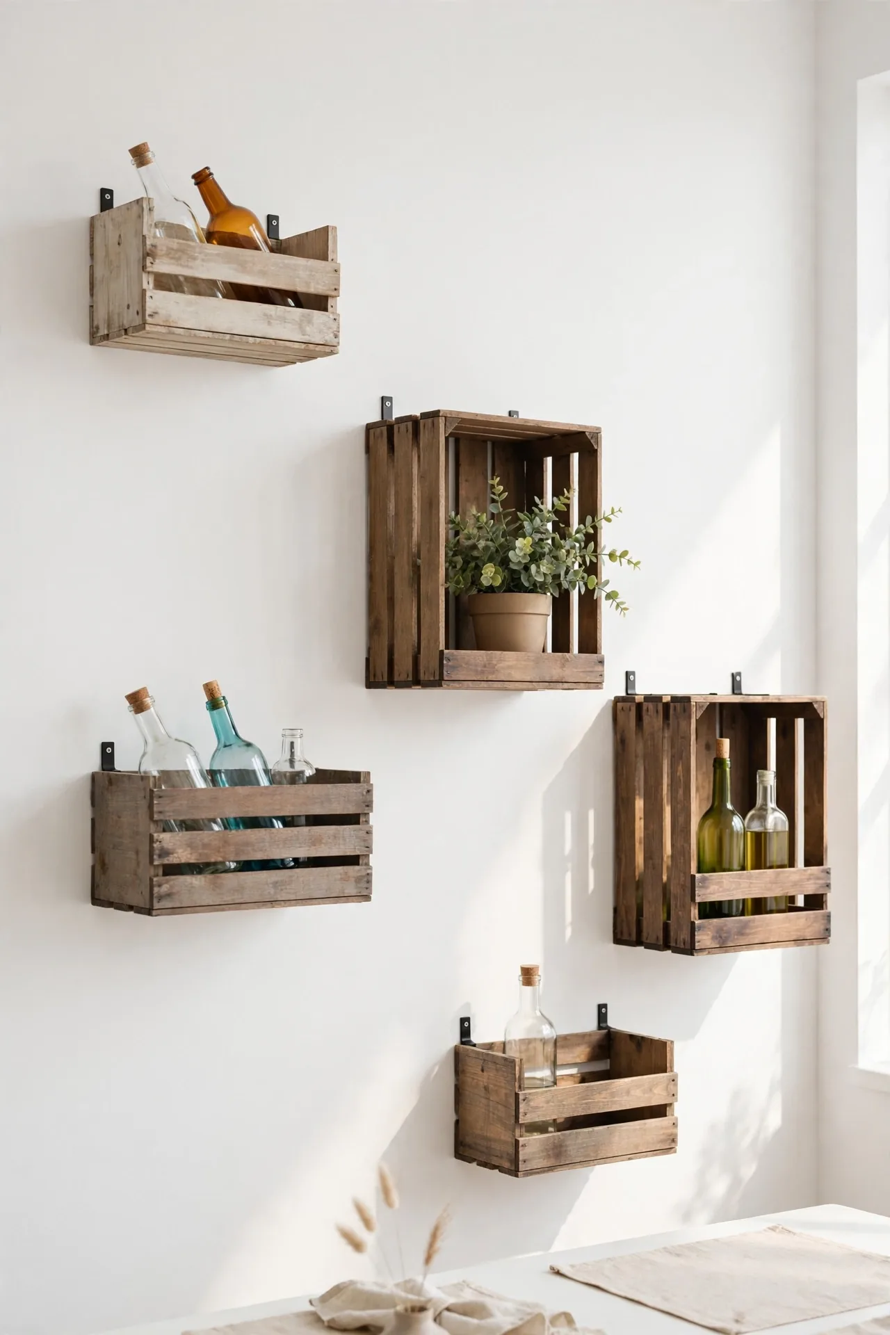 Wall Mounted Crates