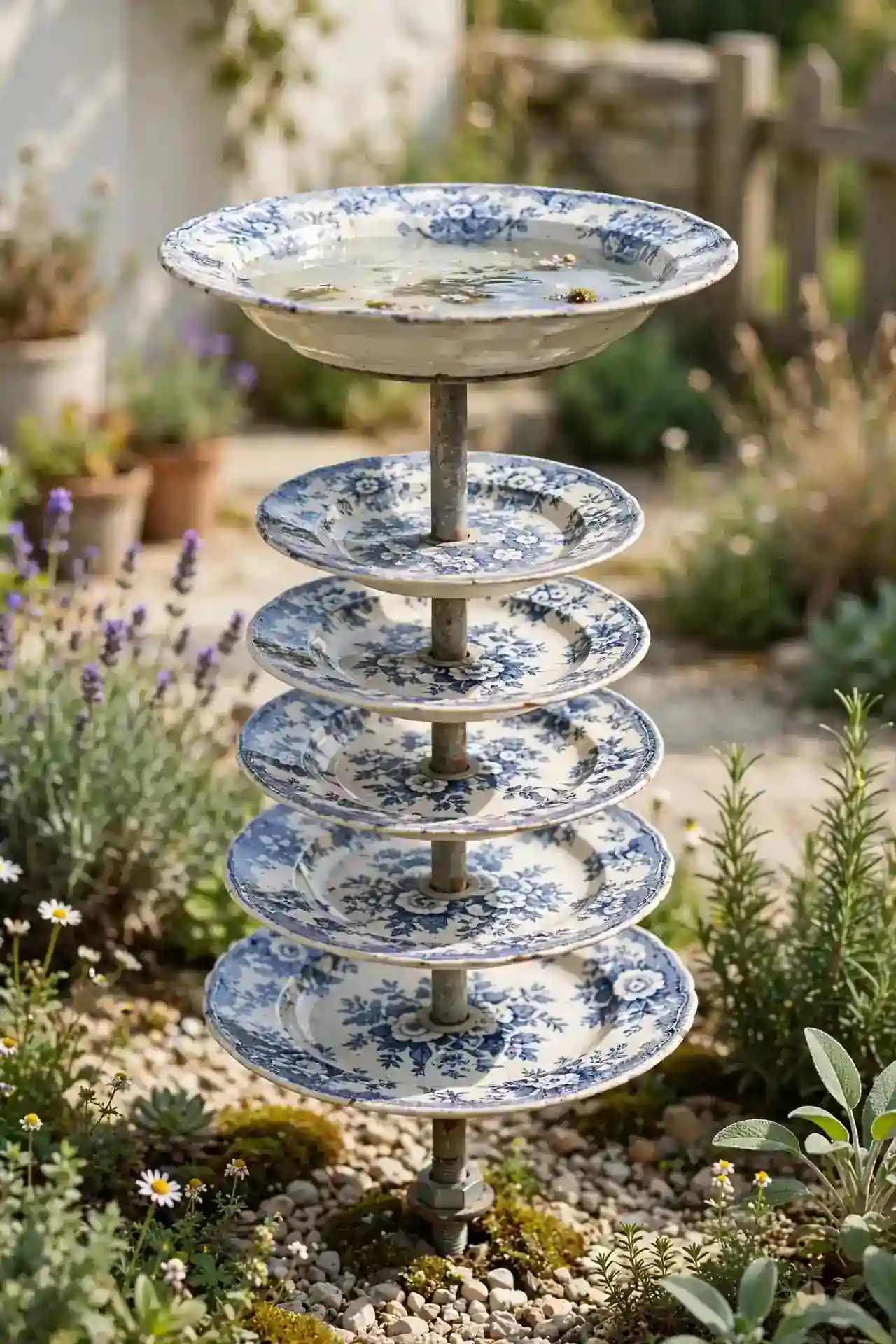 Ceramic Plate Tower