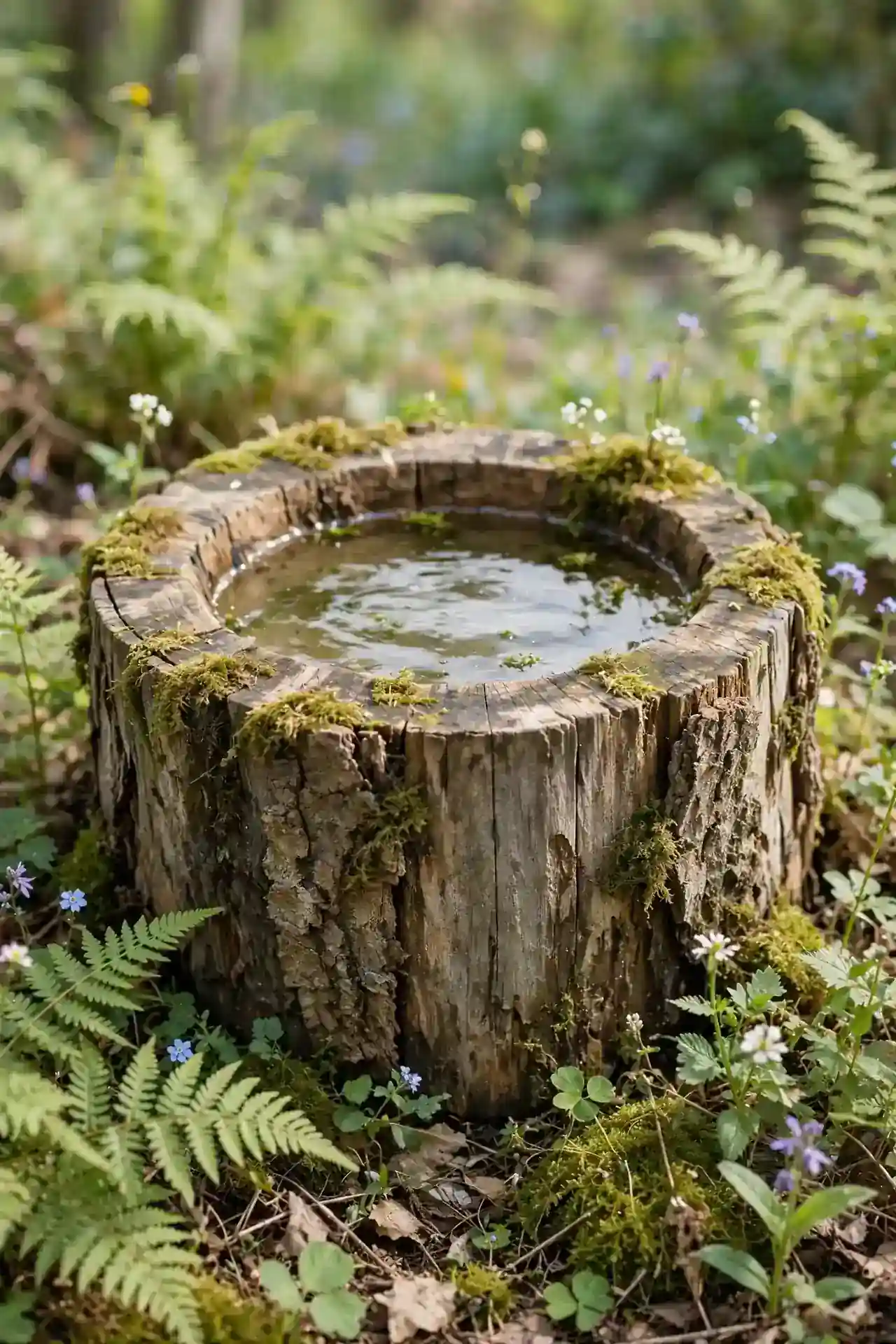 Rustic Wood Stump