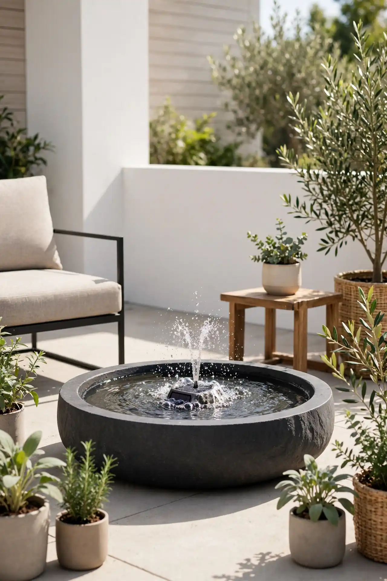 Solar Fountain Basin