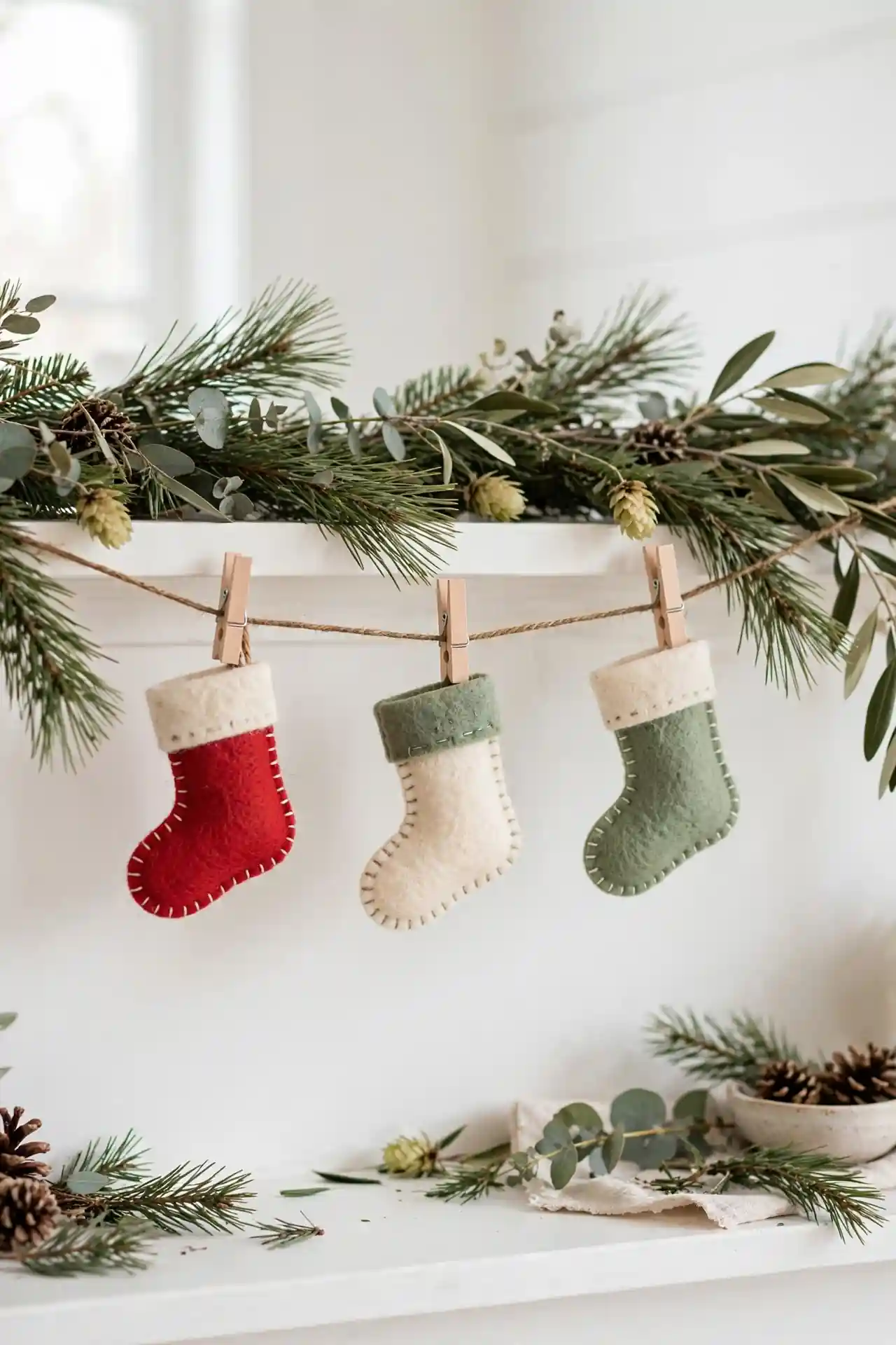Felt Stocking Bunting