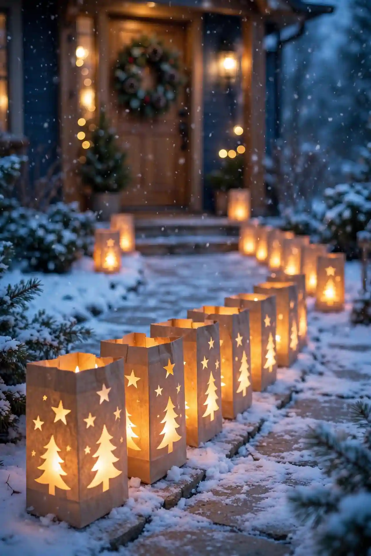 Cardboard Gingerbread Houses