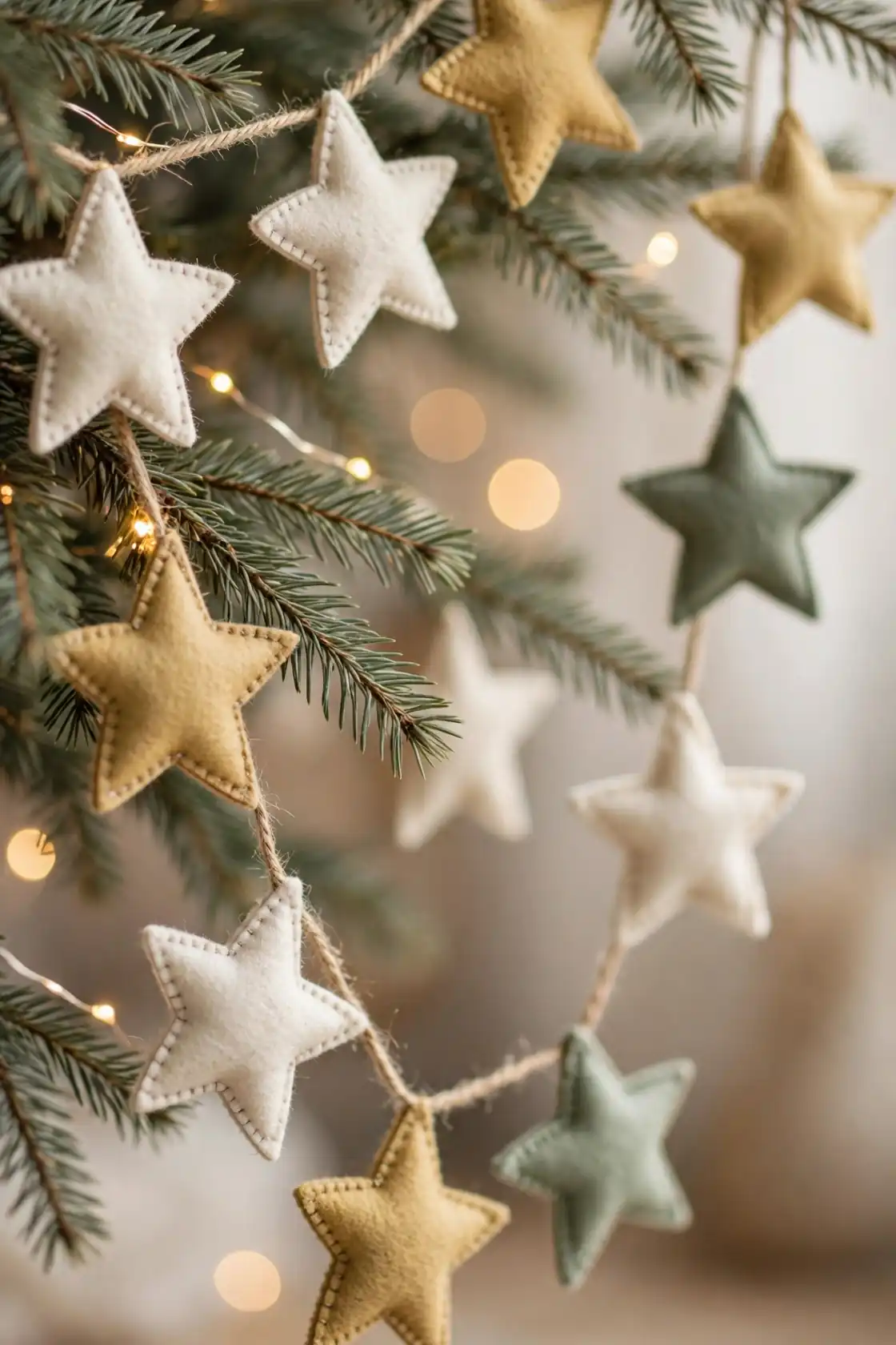 Felt Star Garland