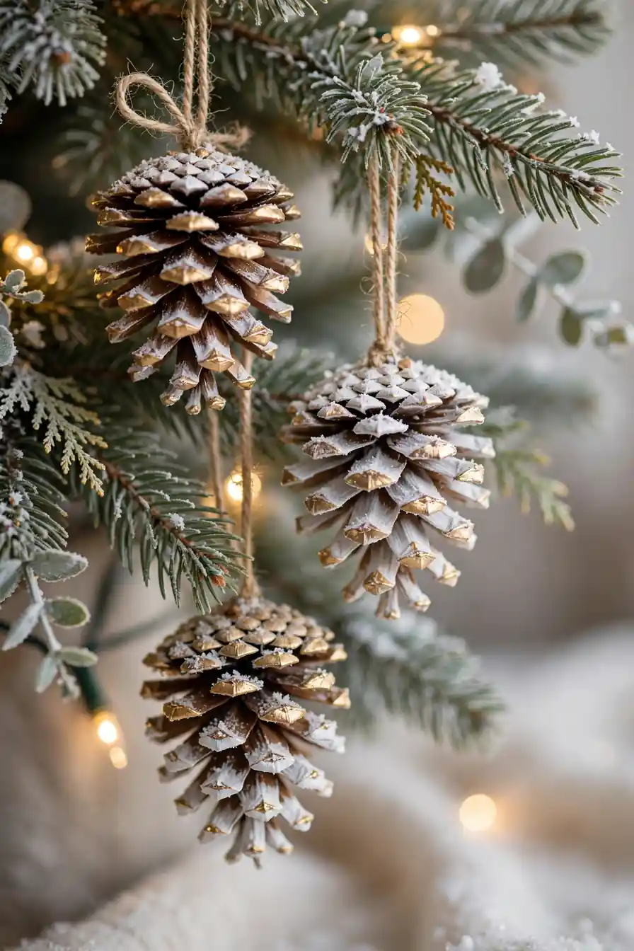 Painted Pinecones