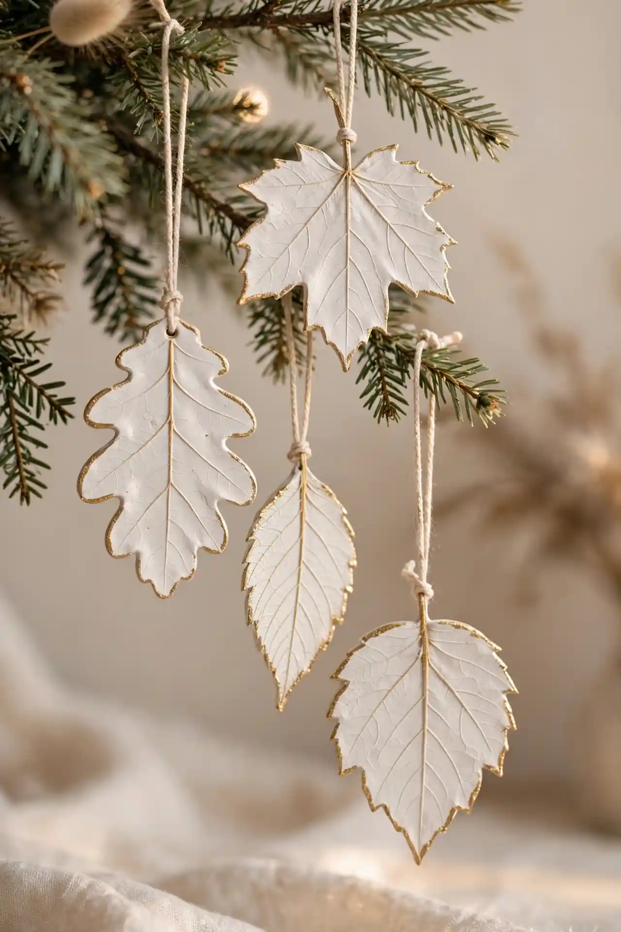 Clay Leaf Charms