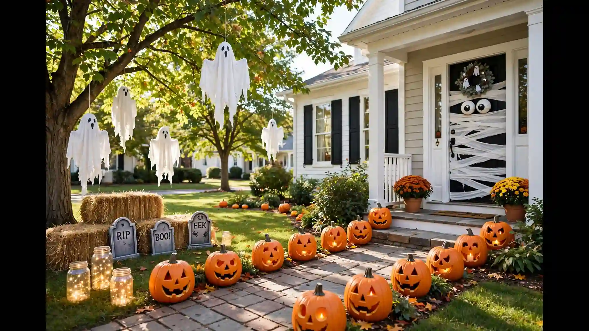 diy halloween decor outdoor