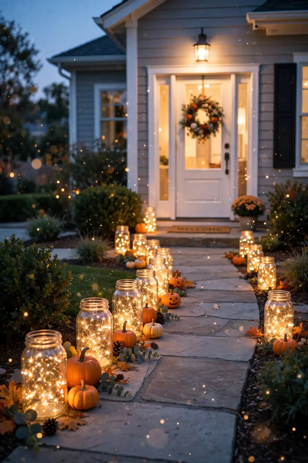 Flickering Jar Lights