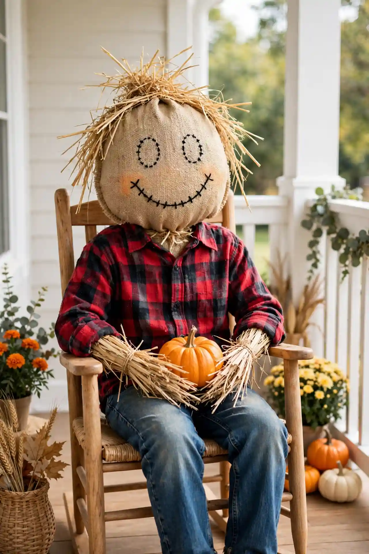 Scarecrow Porch Guard