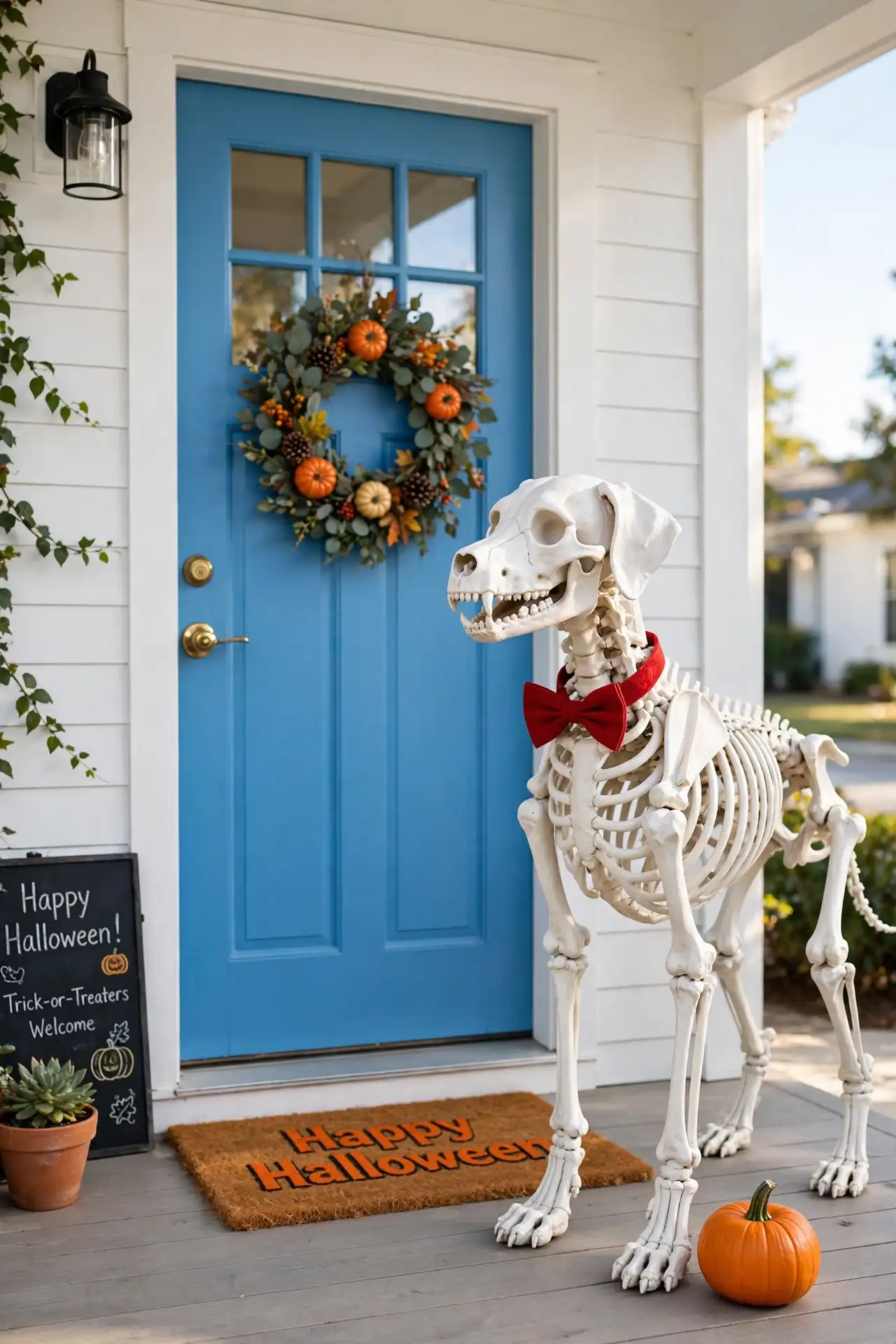 Skeleton Dog Greeter