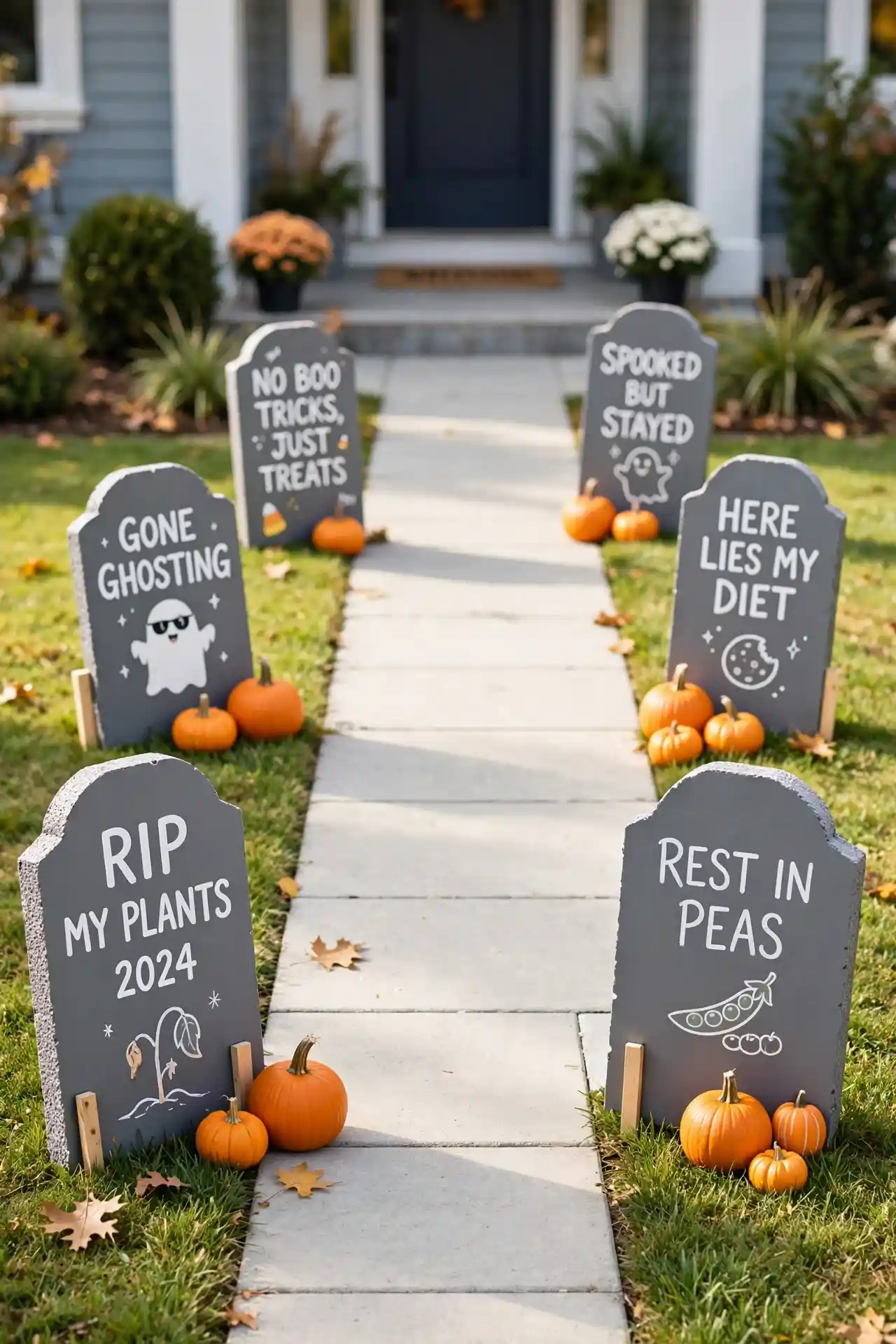 Tombstone Walkway Markers