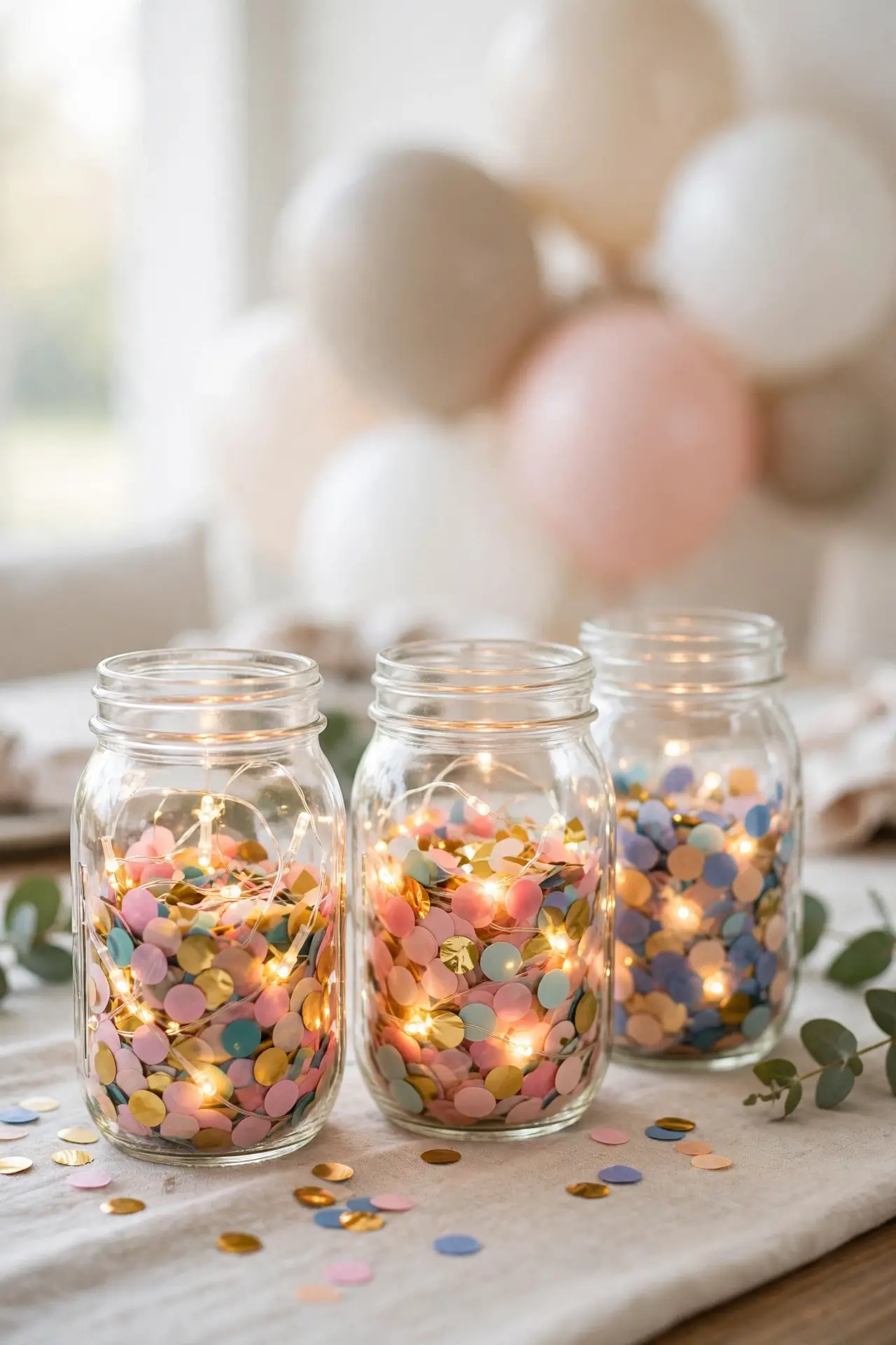 Confetti Party Jars