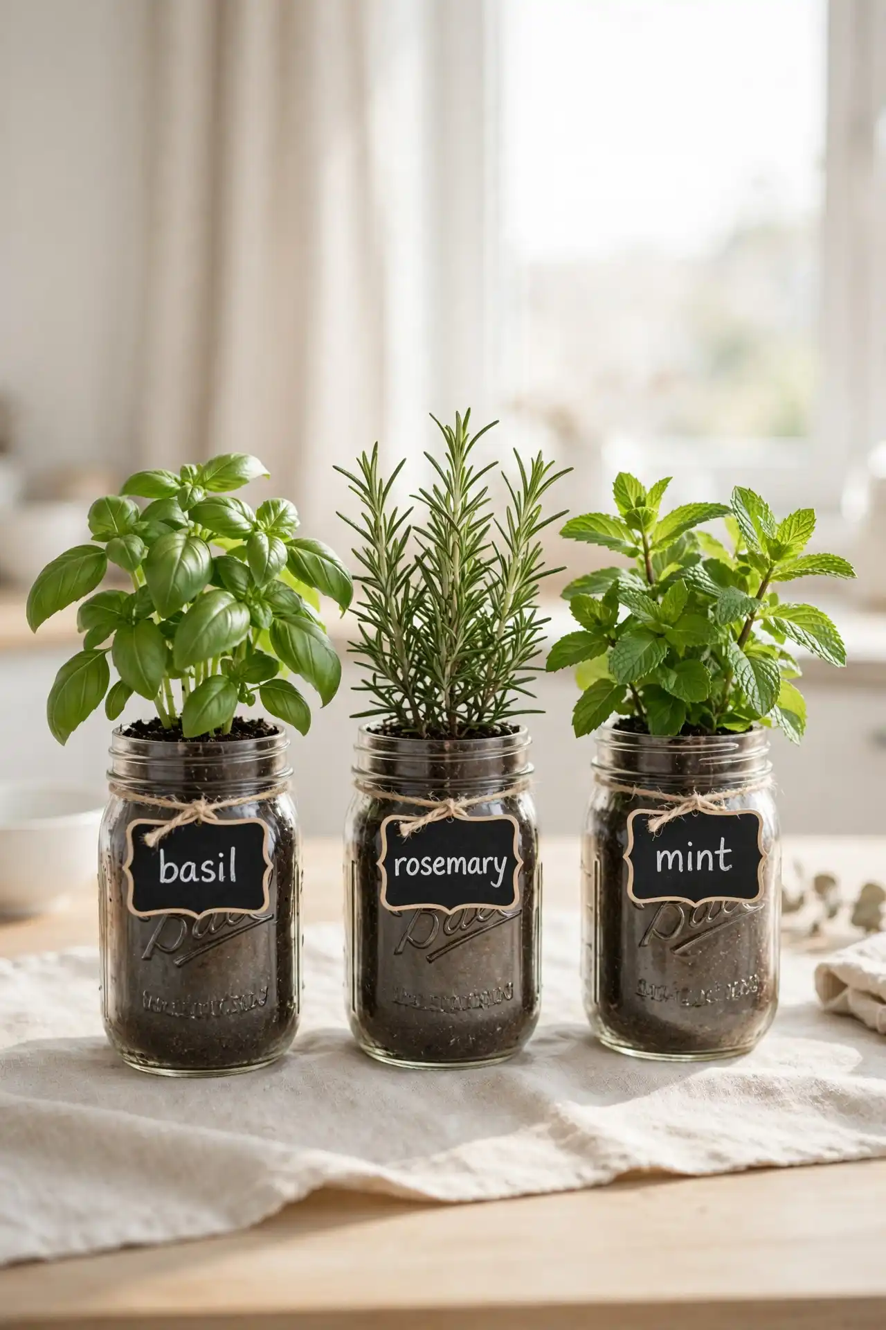 Herb Garden Jars