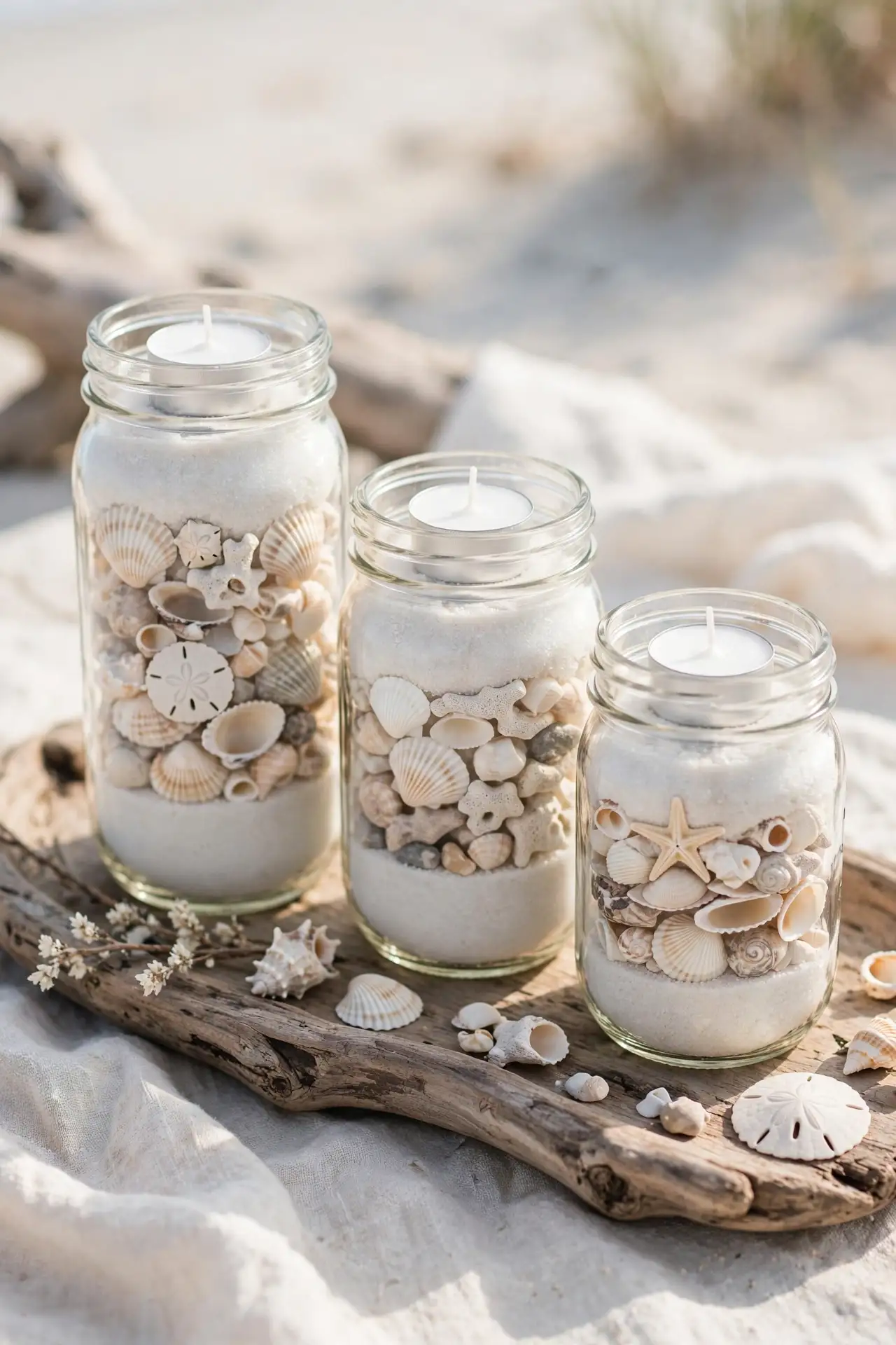 Sand and Shell Jars