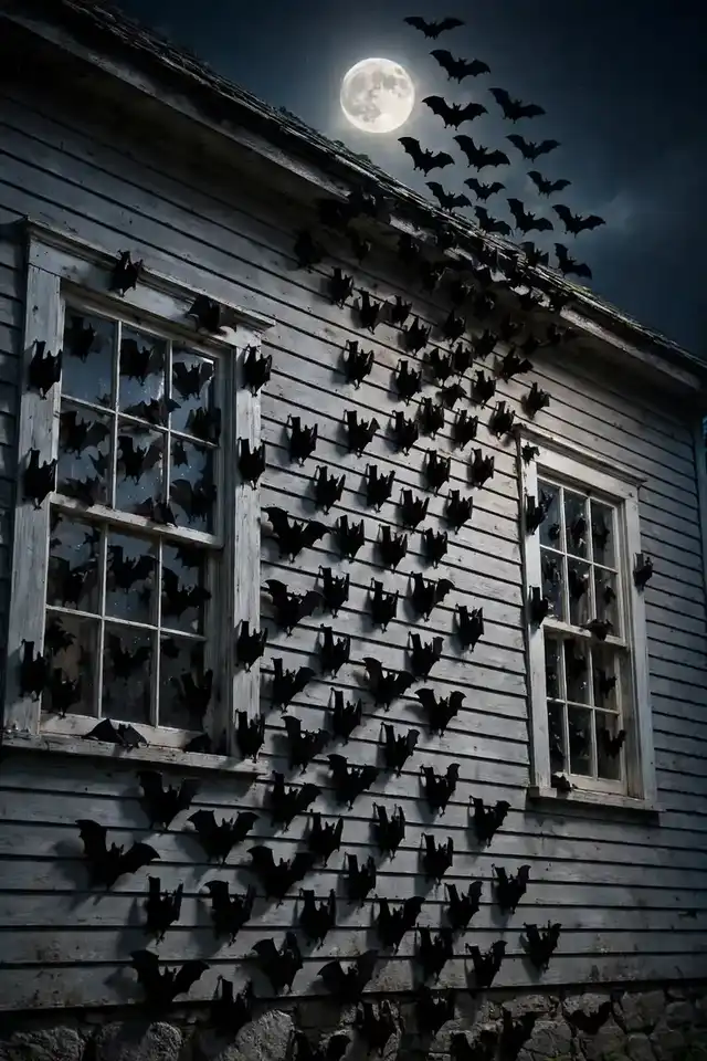 Bat Swarm Silhouettes