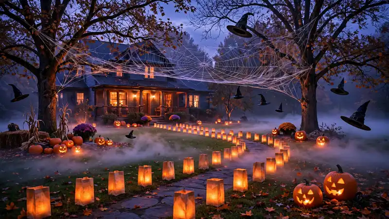 diy outdoor halloween decorations