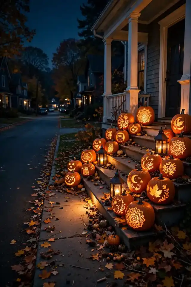 Lantern-Lit Pumpkins