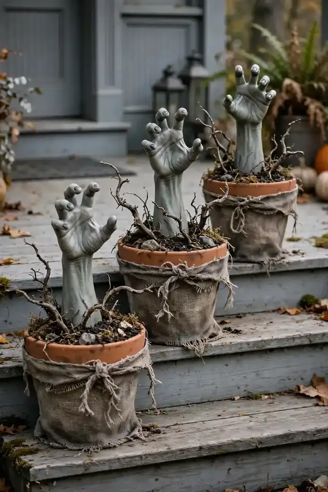 Zombie Hand Planters