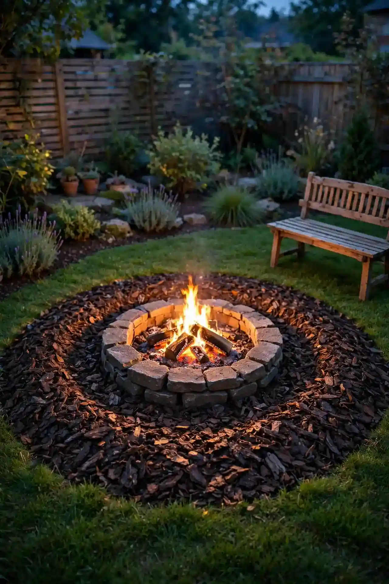 Budget Mulch Border