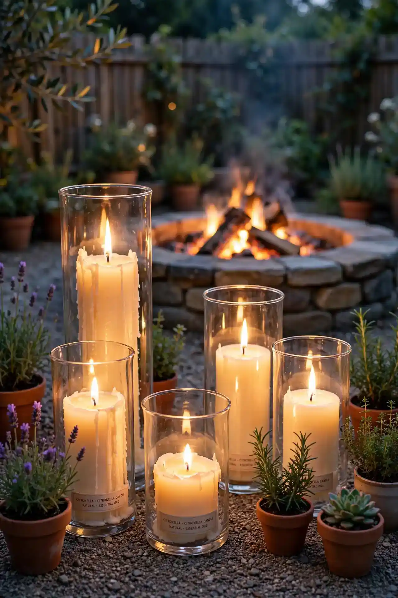 Citronella Candle Cluster