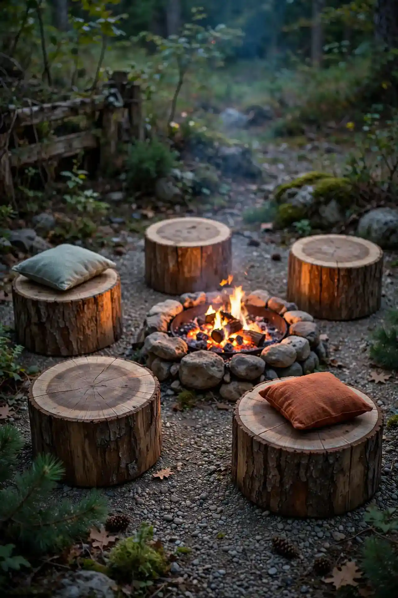 Log Slice Seats