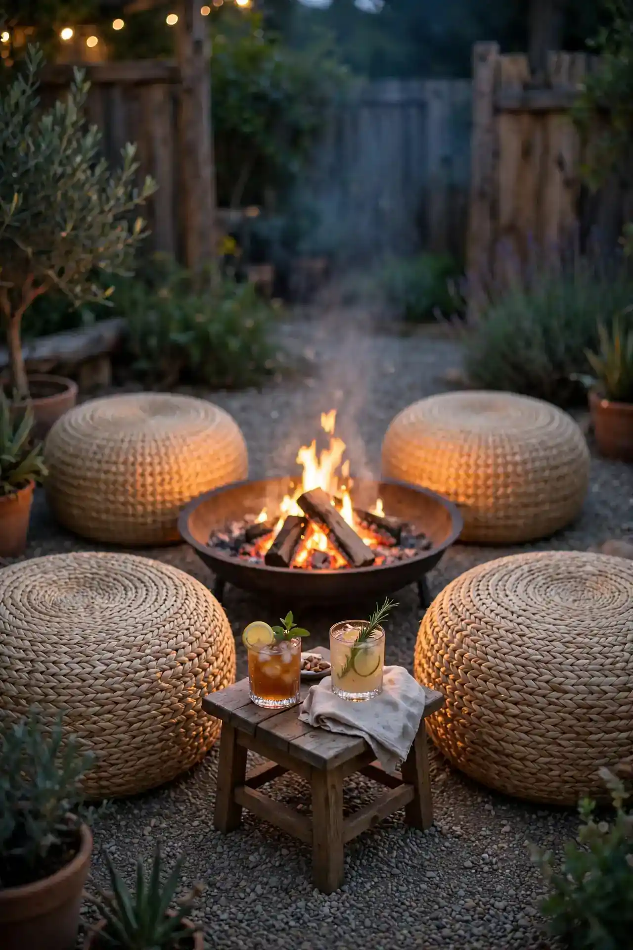 Seagrass Pouf Seating